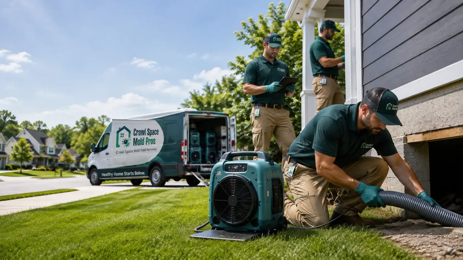 Crawl Space Mold Removal in Bexar, AR